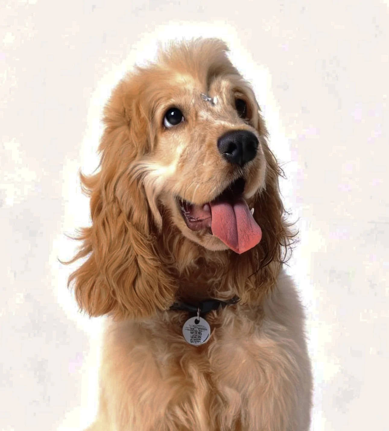 Portrait of Smaug, an English Cocker Spaniel